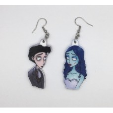 Distinctive Corpse Bride Themed Earrings